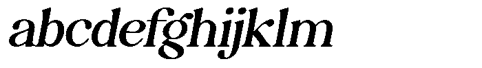 Montalvia Display Expanded Oblique FONT
