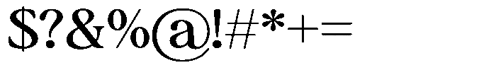 Montalvia Display Expanded Font OTHER CHARS