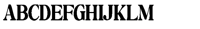 Montalvia Display Extra Bold Condensed Cont Font UPPERCASE