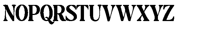 Montalvia Display Extra Bold Condensed Cont Font UPPERCASE