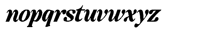 Montalvia Display Extra Bold Condensed Italic Cnt Font LOWERCASE