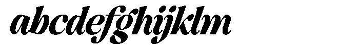Montalvia Display Extra Bold Condensed Italic FONT