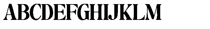 Montalvia Display Extra Bold Condensed Font UPPERCASE