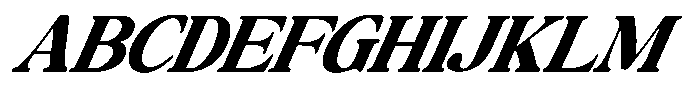 Montalvia Display Extra Bold Exp Italic Cnt Font UPPERCASE