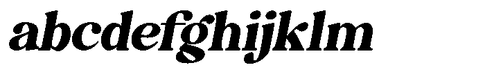 Montalvia Display Extra Bold Exp Oblique Cnt FONT