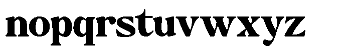 Montalvia Display Extra Bold Expanded Cont Font LOWERCASE