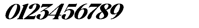 Montalvia Display Extra Bold Expanded Italic Font OTHER CHARS