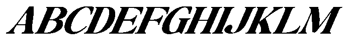 Montalvia Display Extra Bold Expanded Italic Font UPPERCASE