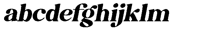 Montalvia Display Extra Bold Expanded Oblique FONT