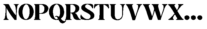 Montalvia Display Extra Bold Expanded Font UPPERCASE