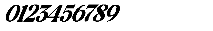 Montalvia Display Extra Bold Italic Contrast Font OTHER CHARS