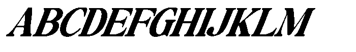 Montalvia Display Extra Bold Italic Contrast Font UPPERCASE