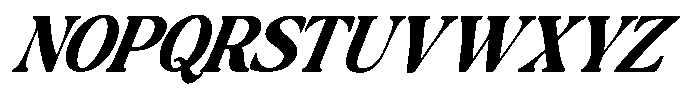 Montalvia Display Extra Bold Italic Contrast Font UPPERCASE