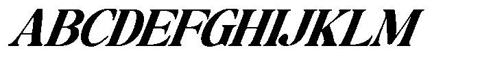 Montalvia Display Extra Bold Italic Font UPPERCASE