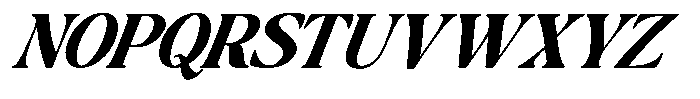 Montalvia Display Extra Bold Italic Font UPPERCASE