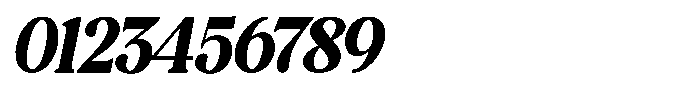Montalvia Display Extra Bold Oblique Contrast Font OTHER CHARS