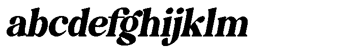 Montalvia Display Extra Bold Oblique Contrast FONT