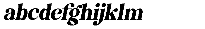 Montalvia Display Extra Bold Oblique FONT