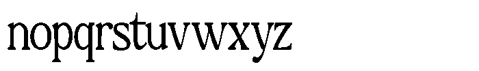 Montalvia Display Extra Light Condensed Cnt Font LOWERCASE