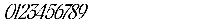 Montalvia Display Extra Light Condensed Ital Font OTHER CHARS