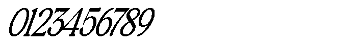 Montalvia Display Extra Light Condensed Italic Cnt Font OTHER CHARS