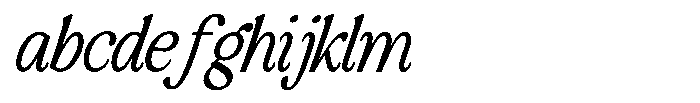 Montalvia Display Extra Light Condensed Italic Cnt FONT