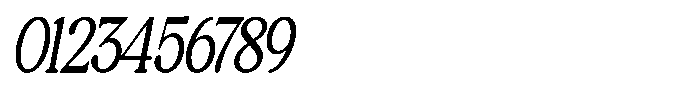 Montalvia Display Extra Light Condensed Obliq Cnt Font OTHER CHARS
