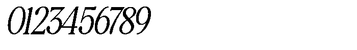 Montalvia Display Extra Light Condensed Oblique Font OTHER CHARS