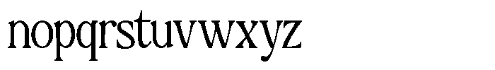 Montalvia Display Extra Light Condensed Font LOWERCASE