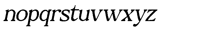 Montalvia Display Extra Light Exp Oblique Cnt Font LOWERCASE