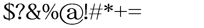 Montalvia Display Extra Light Expanded Font OTHER CHARS