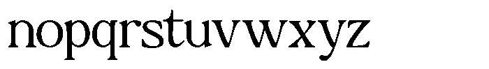 Montalvia Display Extra Light Expanded Font LOWERCASE