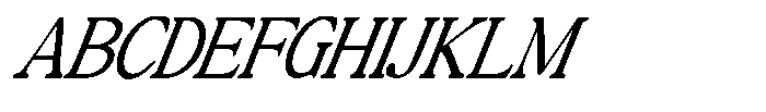 Montalvia Display Extra Light Italic Contrast Font UPPERCASE