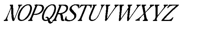 Montalvia Display Extra Light Italic Contrast Font UPPERCASE