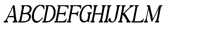 Montalvia Display Extra Light Obliq Cont Font UPPERCASE