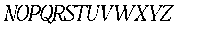 Montalvia Display Extra Light Obliq Cont Font UPPERCASE