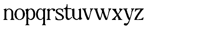 Montalvia Display Extra Light Font LOWERCASE