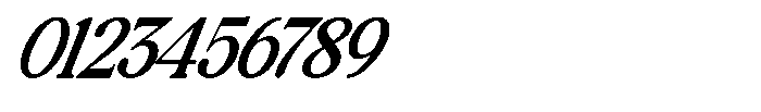 Montalvia Display Italic Contrast Font OTHER CHARS