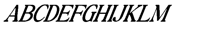Montalvia Display Italic Contrast Font UPPERCASE