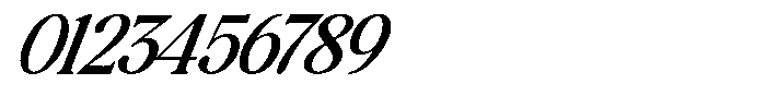 Montalvia Display Italic Font OTHER CHARS