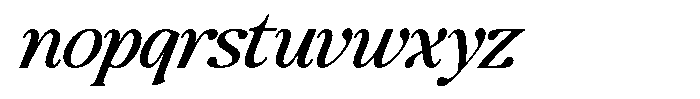 Montalvia Display Italic Font LOWERCASE