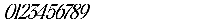 Montalvia Display Light Condensed Italic Font OTHER CHARS
