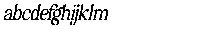 Montalvia Display Light Condensed Obliq Cnt FONT