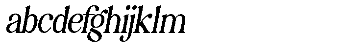 Montalvia Display Light Condensed Oblique FONT