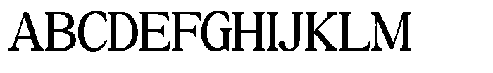 Montalvia Display Light Expanded Contrast Font UPPERCASE
