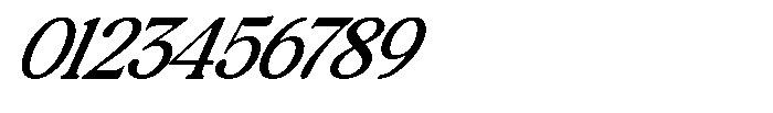 Montalvia Display Light Expanded Italic Cont Font OTHER CHARS