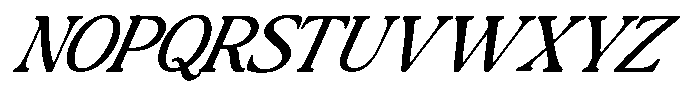 Montalvia Display Light Expanded Italic Cont Font UPPERCASE