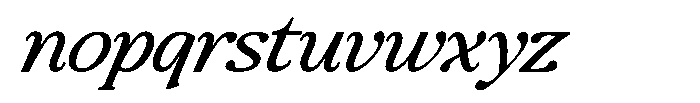 Montalvia Display Light Expanded Italic Cont Font LOWERCASE