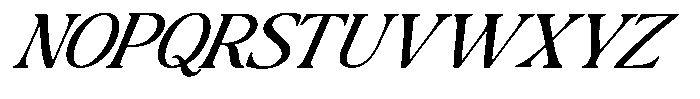Montalvia Display Light Expanded Italic Font UPPERCASE