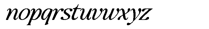 Montalvia Display Light Italic Font LOWERCASE